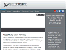 Tablet Screenshot of crestprinting.com